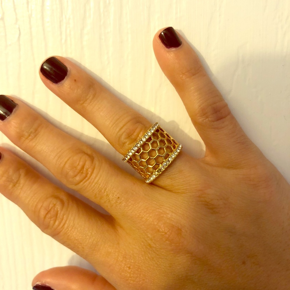 Lia Sophia honeycomb ring
